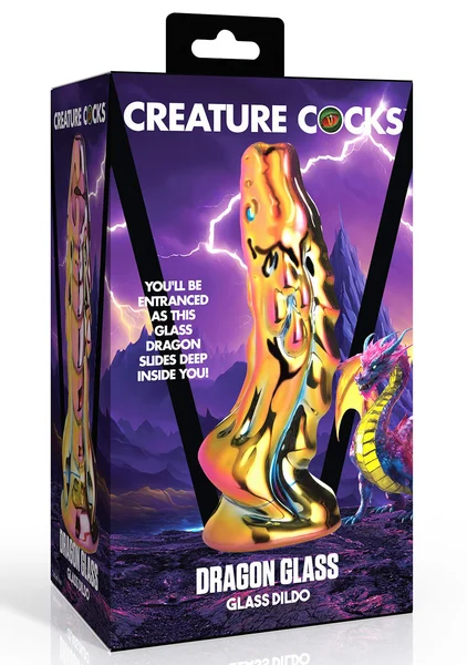 Creature Cocks - Dragon Glass Glass Dildo — image 7 of 7