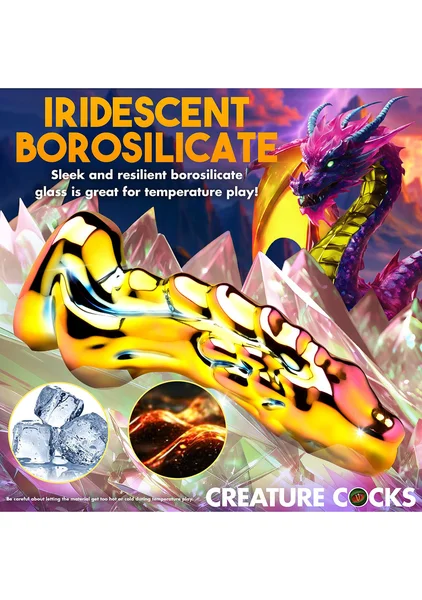 Creature Cocks - Dragon Glass Glass Dildo — image 5 of 7