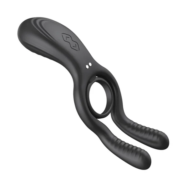 The Dual-Action Clit & Ball Vibrating Cock Ring — image 3 of 15