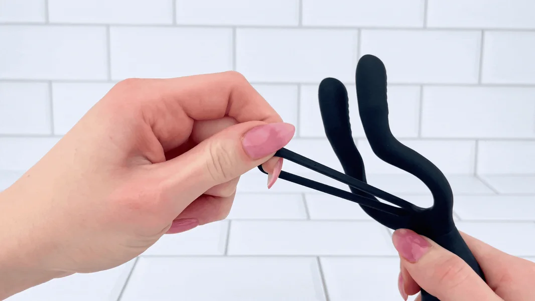 The Dual-Action Clit & Ball Vibrating Cock Ring — image 6 of 15