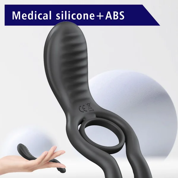 The Dual-Action Clit & Ball Vibrating Cock Ring — image 12 of 15