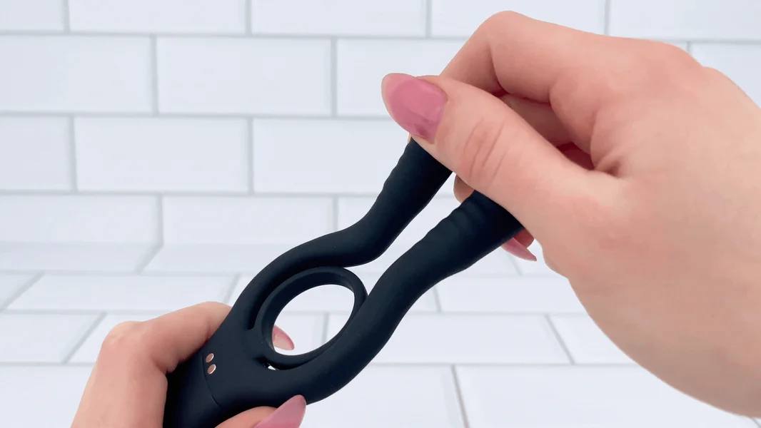 The Dual-Action Clit & Ball Vibrating Cock Ring — image 8 of 15