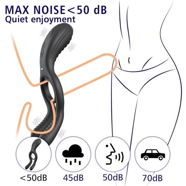 The Dual-Action Clit & Ball Vibrating Cock Ring — image 9 of 15
