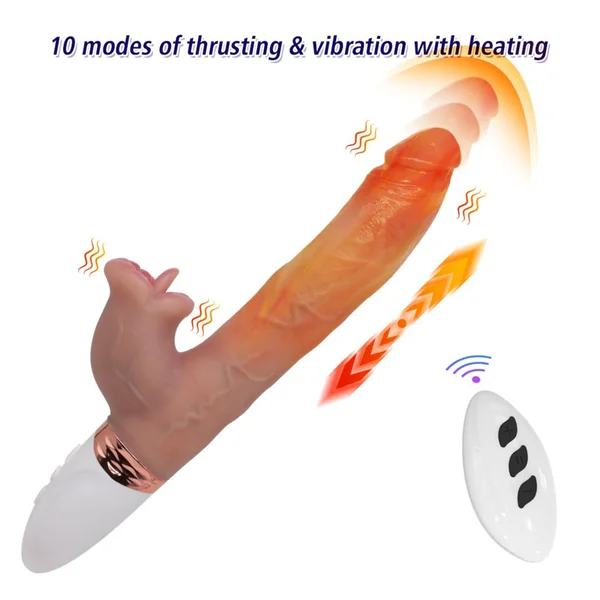 The Symphony of Lust - Heated Thrusting Dildo with Vibrating Clit Licker — image 15 of 16