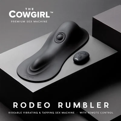 cowgirl rodeo rumbler grinding vibrating tapping machine easy hands free clit os
