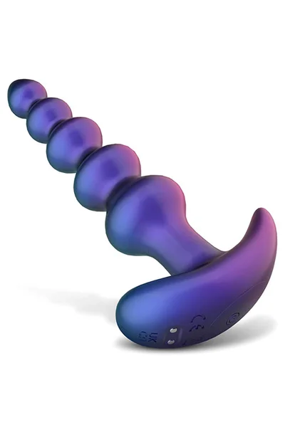 Hueman Galaxy Force 5.9" Remote Controlled Vibrating Anal Beads — image 4 of 6