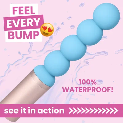 luxury beaded wand massager also works as a kegel exerciser