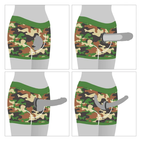 INGEN Unisex Camo Strap-on Boxers — image 7 of 7