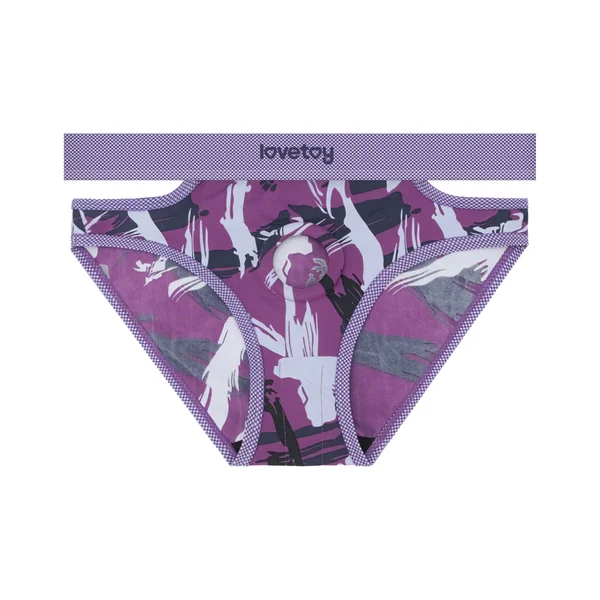 INGEN Purple Camo Strap-on Panties — image 4 of 4