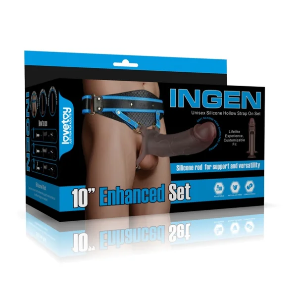 INGEN 10" Enhanced Hollow Strap-on Set — image 3 of 12