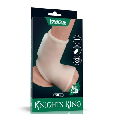 smooth vibrating knights ring scrotum sleeve