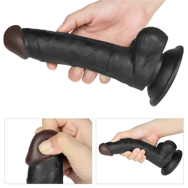 7.5 Inch Black Easy Strap-on Set — image 4 of 12