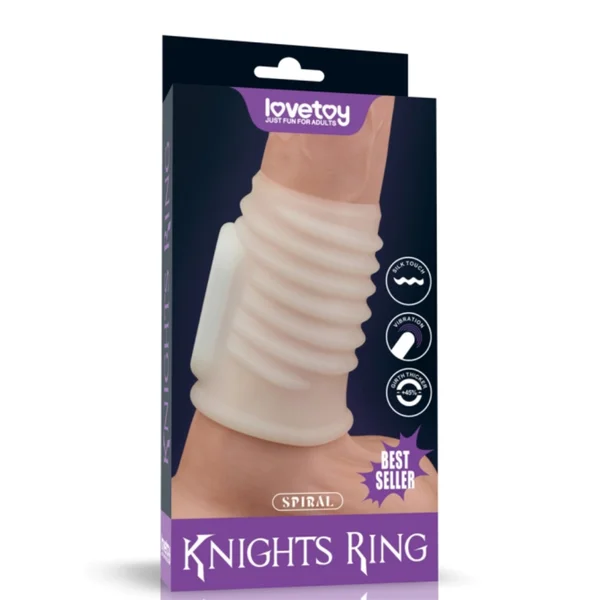 Spiral Vibrating Knights Ring — image 5 of 10