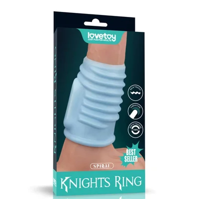 spiral vibrating knights ring