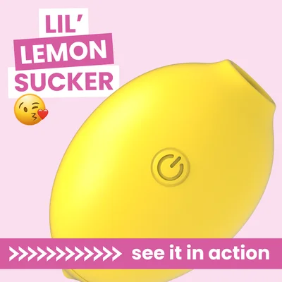 lemon kiss air pulse clit stimulator feel fluttering air pulses kiss suck your clit