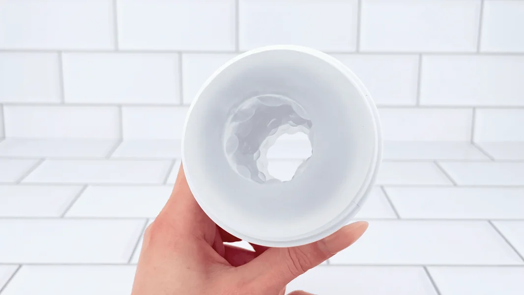 Open-Ended Vibrating Male Masturbator - Ultra-Soft Nubby-Sleeve Hums Around Your Cock! — image 6 of 15