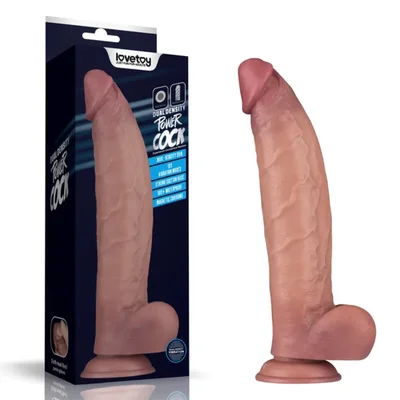 12 vibrating dual density power cock experience unmatched realism