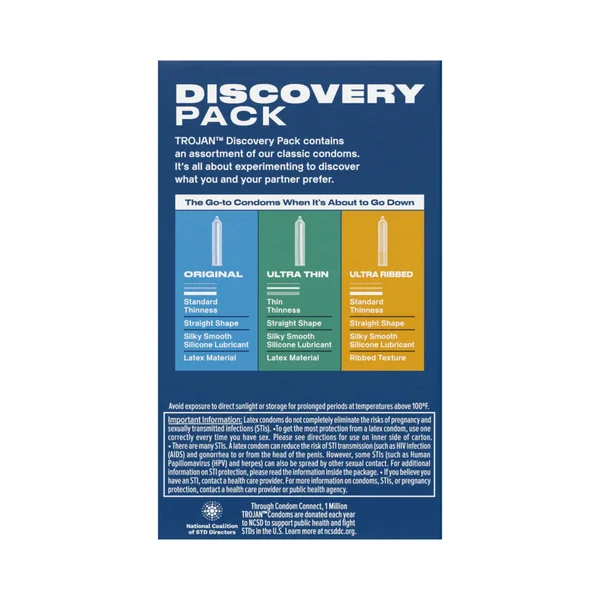 Trojan Assorted Condoms Discovery Pack — image 2 of 3