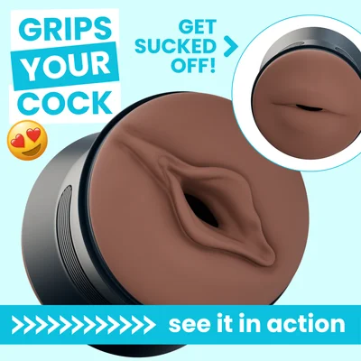 dual ended vibrating masturbator feel the tight pussy or mouth wrap around your shaft