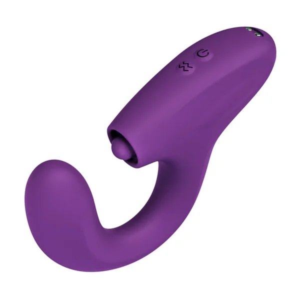 Curved G-Spot Dual Action Vibrator with Clit Tapper — image 8 of 11