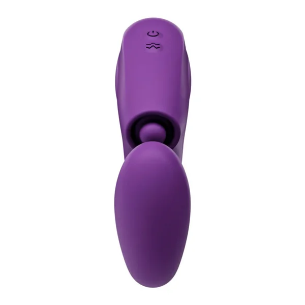 Curved G-Spot Dual Action Vibrator with Clit Tapper — image 7 of 11