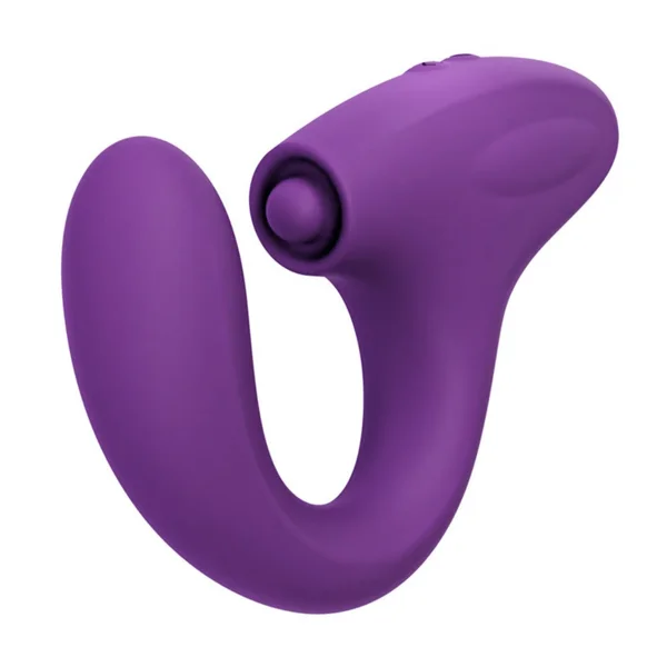 Curved G-Spot Dual Action Vibrator with Clit Tapper — image 5 of 11