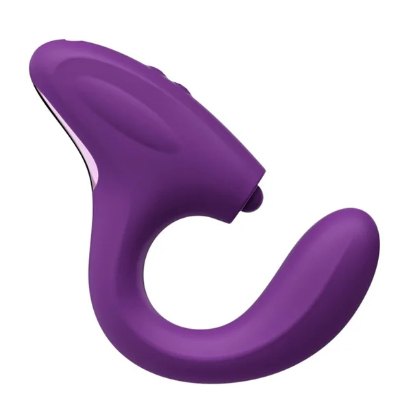 Curved G-Spot Dual Action Vibrator with Clit Tapper — image 11 of 11