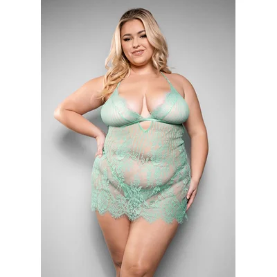 marina chemise and g string panty plus size