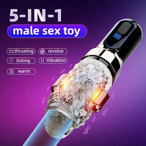 Automatic Vibrating Male Masturbator - Licks, Thrusts, & Rotates Around Your Shaft! — image 8 of 15