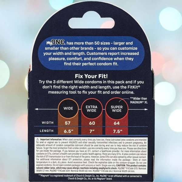 My ONE Large Condoms Sampler 3-Pack — image 5 of 13