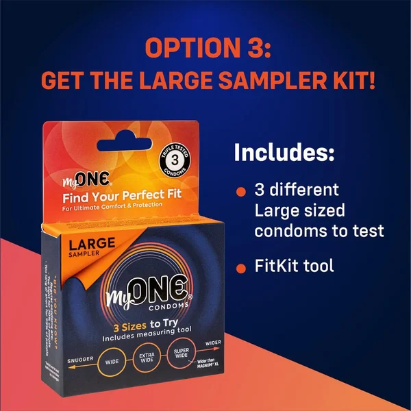 My ONE Large Condoms Sampler 3-Pack — image 11 of 13