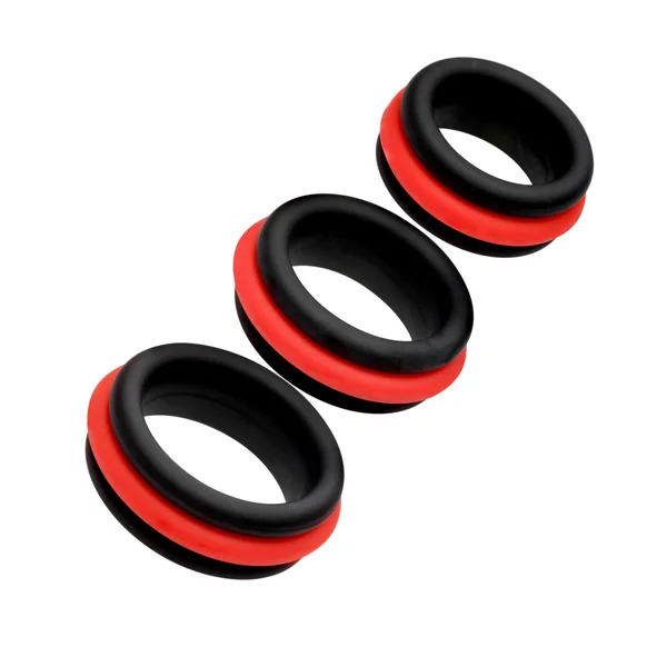 Jock Enhancers 2-in-1 Silicone Cock Ring Set — image 2 of 7
