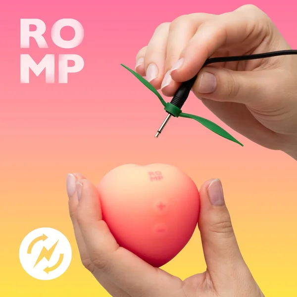 Romp Pink Peach Air Pulse Clit Stimulator — image 4 of 13