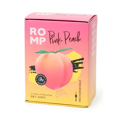 romp pink peach air pulse clit stimulator