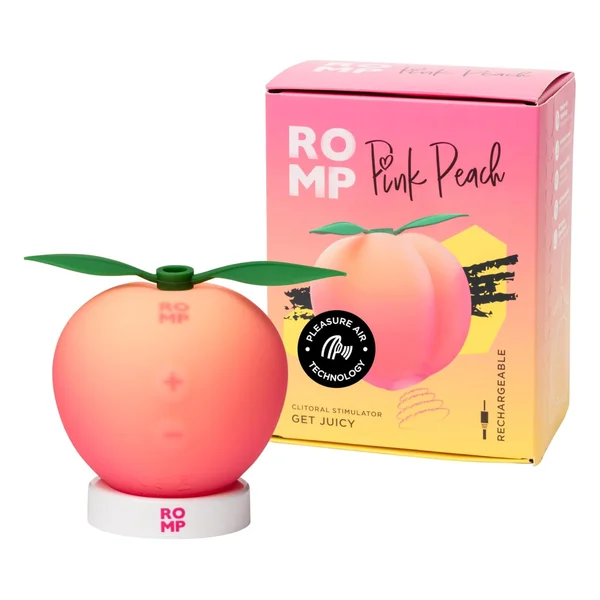 Romp Pink Peach Air Pulse Clit Stimulator — image 13 of 13