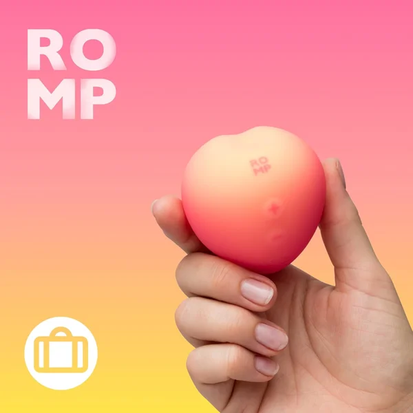 Romp Pink Peach Air Pulse Clit Stimulator — image 7 of 13