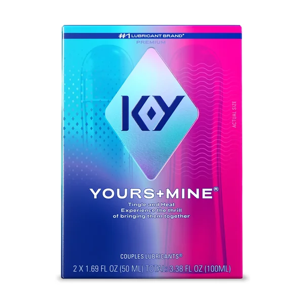 KY Yours and Mine Couples Lubricant Set - Warming for Him, Tingling for Her! — image 2 of 8