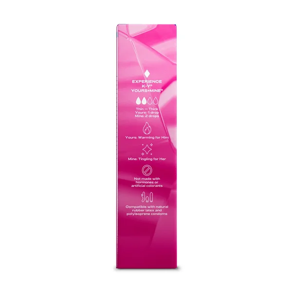KY Yours and Mine Couples Lubricant Set - Warming for Him, Tingling for Her! — image 8 of 8