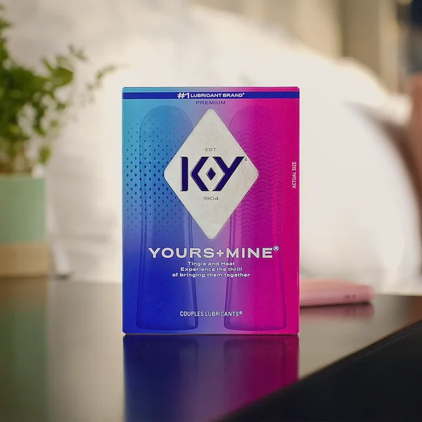 KY Yours and Mine Couples Lubricant Set - Warming for Him, Tingling for Her! — image 4 of 8