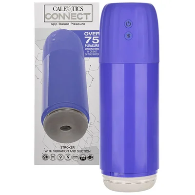 calexotics connect stroker 975 vibrating sucking masturbator with app control