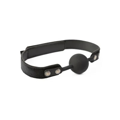strictly come quietly soft strap silicone ball gag
