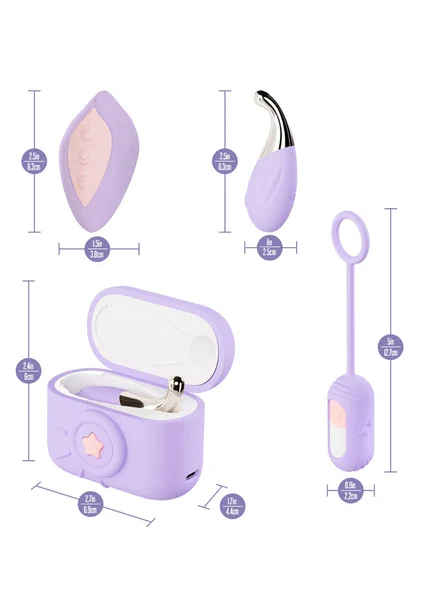 Play With Me Snapstar 4-Piece Vibrator Set with Remote — image 9 of 10