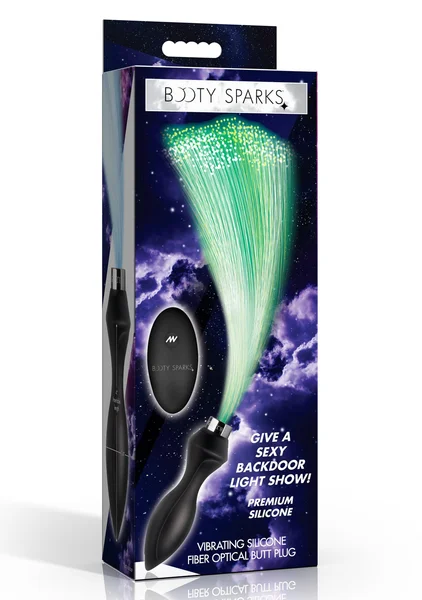 Vibrating Silicone Optical Fiber Butt Plug — image 6 of 7