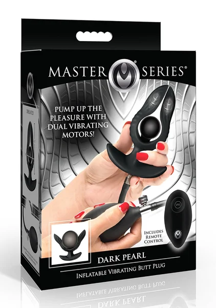 Dark Pearl Inflatable Vibrating Butt Plug — image 7 of 7