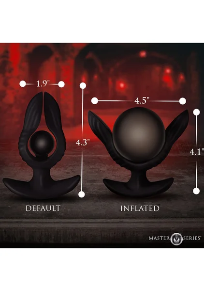 Dark Pearl Inflatable Vibrating Butt Plug — image 6 of 7