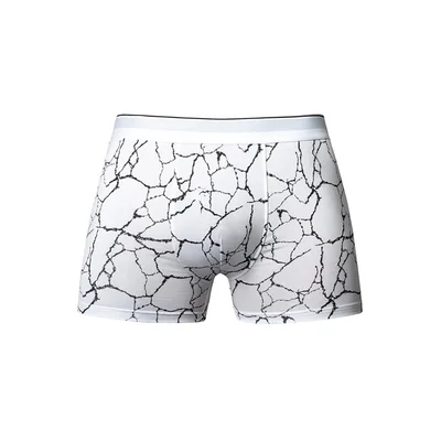 soo cumfy white marble boxer brief