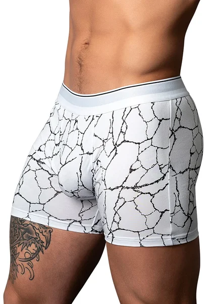 Soo Cumfy White Marble Boxer Brief — image 4 of 6