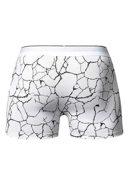 Soo Cumfy White Marble Boxer Brief — image 2 of 6