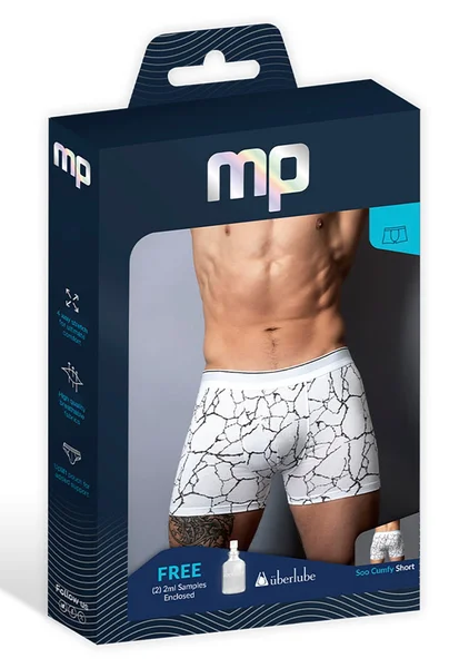 Soo Cumfy White Marble Boxer Brief — image 6 of 6