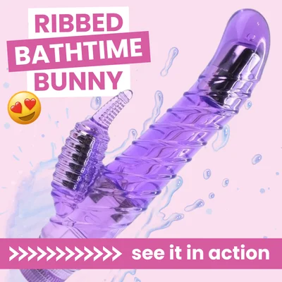 ringed bath time dual action vibe have better orgasms in the shower
